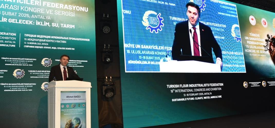 BAKAN YARDIMCIMIZ DR. AHMET BAĞCI TUSAF SÜRDÜRÜLEBİLİR GELECEK: İKLİM, SU, TARIM KONULU TOPLANTIYA KATILDI